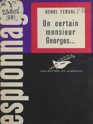 cover image of Un certain Monsieur Georges...